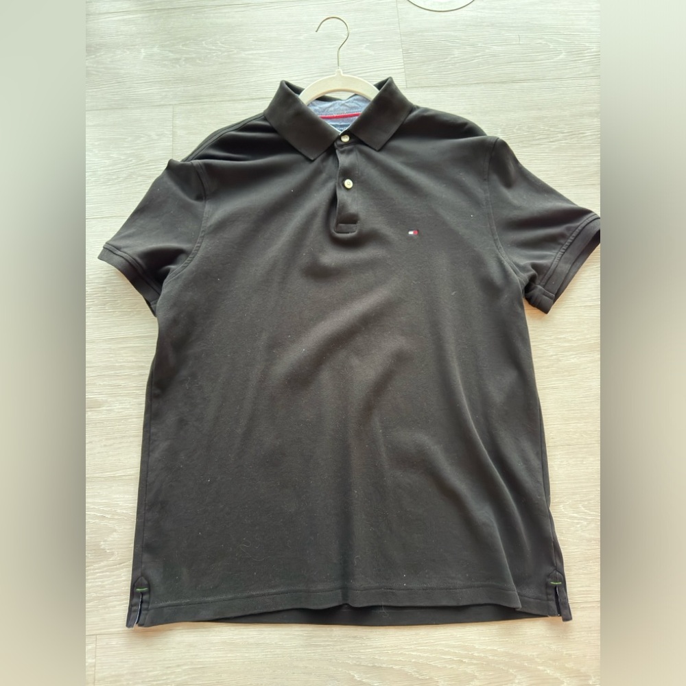 Tommy Hilfiger Black Polo